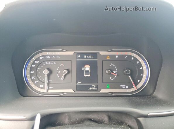 5NTJBDAE3RH095140 2024 HYUNDAI SANTA Черный Вид щитка приборов