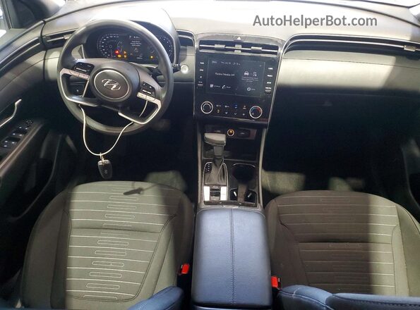 5NTJBDAE5NH028355 2022 HYUNDAI SANTA Белый Вид панели приборов