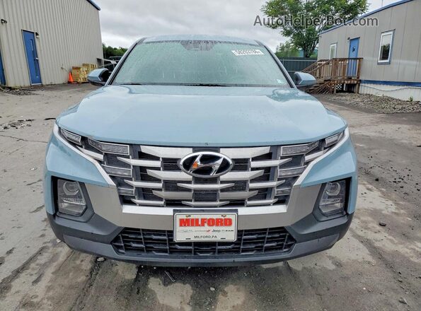 5NTJBDAE8NH007242 2022 HYUNDAI SANTA Blue Вид спереду