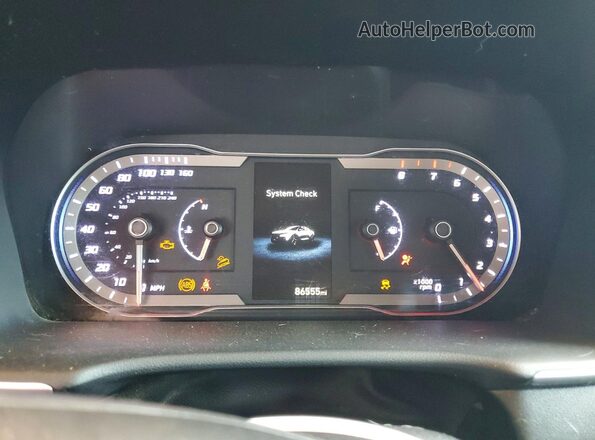 5NTJBDAEXNH014841 2022 HYUNDAI SANTA Black ხელსაწყოთა პანელის ხედი