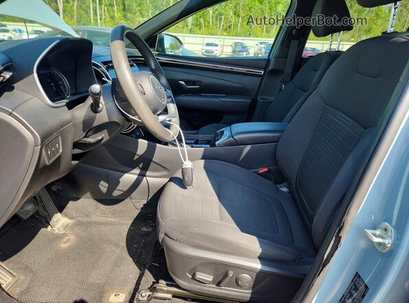 5NTJBDAEXNH036080 2022 HYUNDAI SANTA Turquoise Front interior view