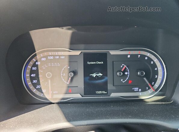 5NTJBDAEXNH036080 2022 HYUNDAI SANTA Turquoise Instrument cluster view