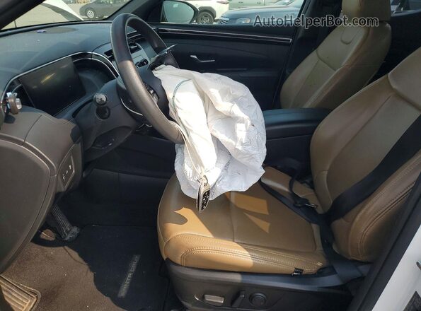 5NTJCDAE2NH016497 2022 HYUNDAI SANTA White Vista interior delantera