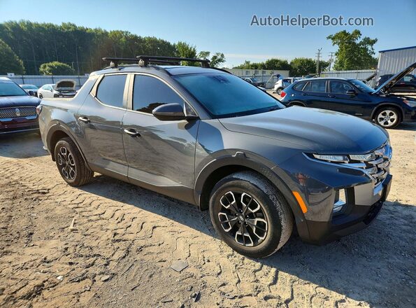 5NTJCDAE3NH032398 2022 HYUNDAI SANTA Gray Delantero derecho
