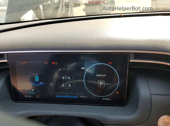 5NTJCDAF0RH096784 2024 HYUNDAI SANTA Black Вид щитка приладів
