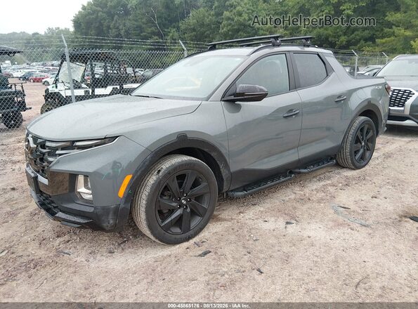 5NTJCDAF8PH050438 2023 HYUNDAI SANTA CRUZ Gray Առջևի ձախ երեք քառորդ տեսարան