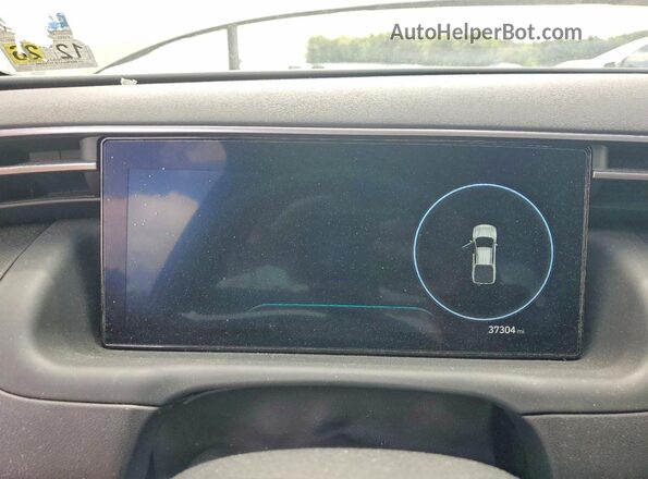 5NTJCDDE4RH115274 2024 HYUNDAI SANTA Green Instrument cluster view