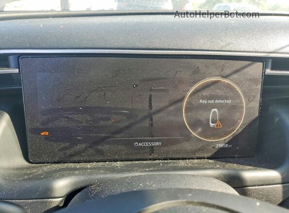 5NTJDDAF0NH025964 2022 HYUNDAI SANTA Gray ხელსაწყოთა პანელის ხედი