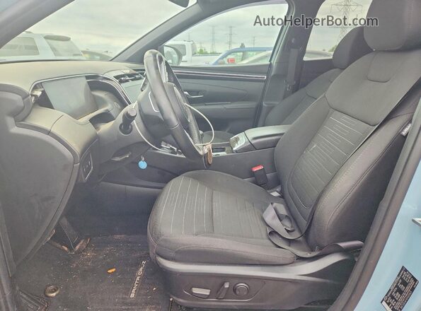 5NTJDDAF4PH070425 2023 HYUNDAI SANTA Синий Вид салона спереди