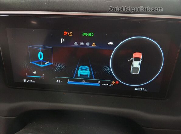5NTJDDAF7NH027324 2022 HYUNDAI SANTA Gray Вид щитка приладів