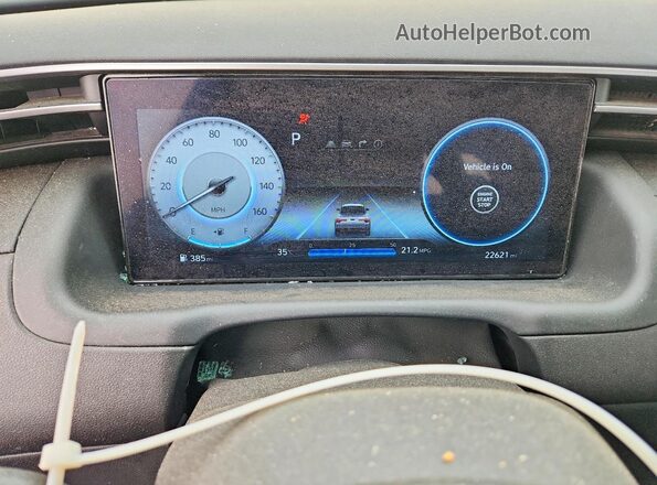 5NTJDDAF9PH073658 2023 HYUNDAI SANTA Green Вид щитка приладів