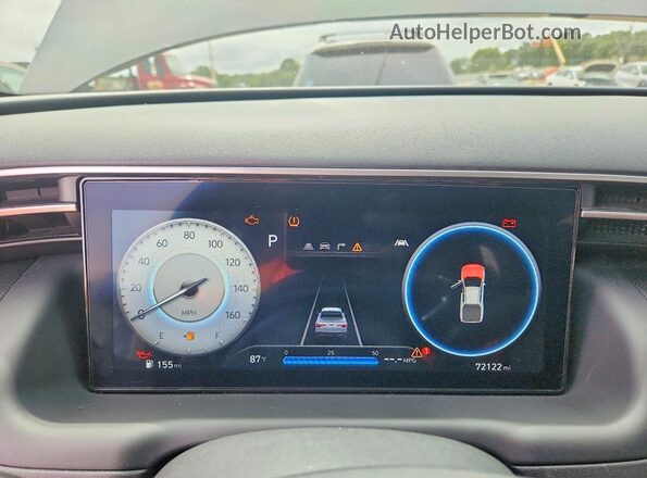 5NTJDDAF9RH085313 2024 HYUNDAI SANTA Gray Սարքավորումների վահանակի տեսք