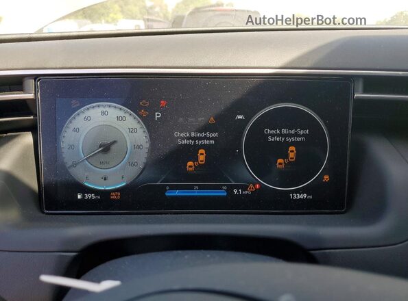 5NTJDDDF0RH113298 2024 HYUNDAI SANTA Green Вид щитка приладів