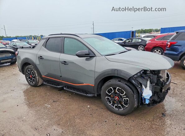5NTJDDDF8RH121228 2024 HYUNDAI SANTA Gray Передня права чверть