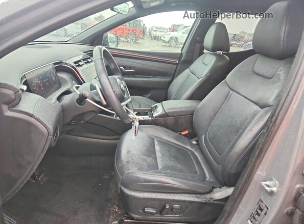 5NTJDDDF8RH121228 2024 HYUNDAI SANTA Gray Вид салону спереду