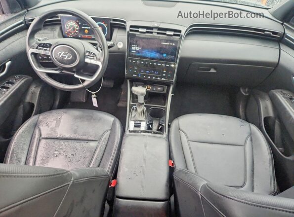 5NTJDDDF8RH121228 2024 HYUNDAI SANTA Gray Вид панелі приладів