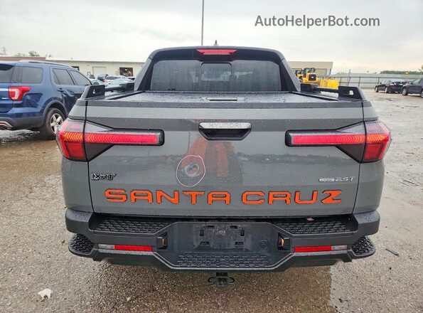 5NTJDDDF8RH121228 2024 HYUNDAI SANTA Gray Вид ззаду