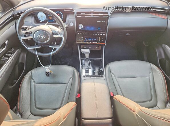 5NTJEDAF1PH059606 2023 HYUNDAI SANTA White Vista del salpicadero