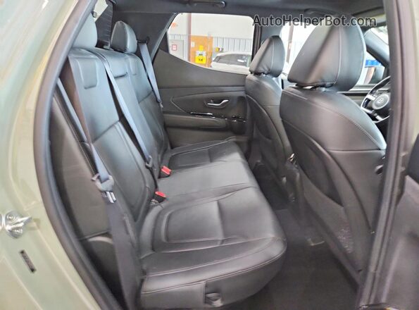 5NTJEDAF2NH022271 2022 HYUNDAI SANTA Green უკანა სავარძლების ხედი