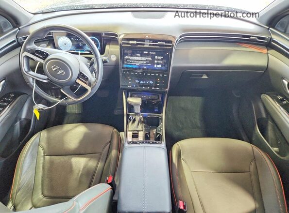 5NTJEDAF8PH048537 2023 HYUNDAI SANTA Зеленый Вид панели приборов