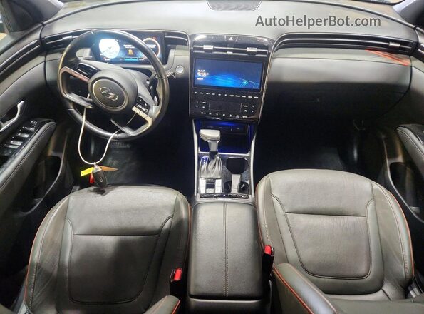 5NTJEDAFXPH055117 2023 HYUNDAI SANTA Black Вид панелі приладів