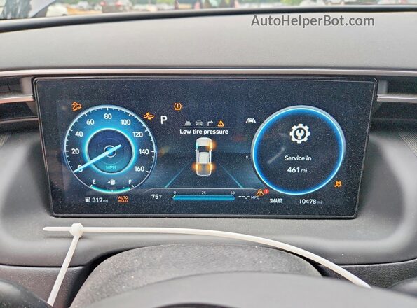 5NTJEDDF0RH121544 2024 HYUNDAI SANTA Black Vista del cuadro de instrumentos