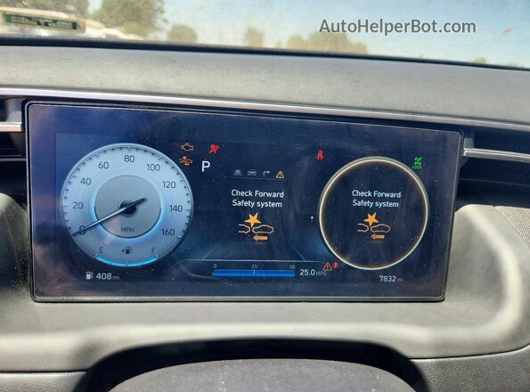 5NTJEDDF0RH126324 2024 HYUNDAI SANTA Белый Вид щитка приборов