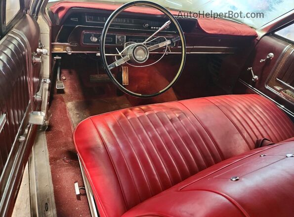 5P67X117950 1965 FORD GALAXIE White Dashboard view