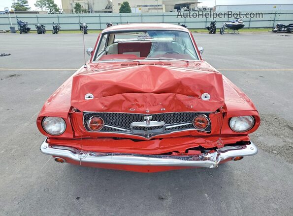 5R07A155014 1965 FORD MUSTANG Red Widok z przodu