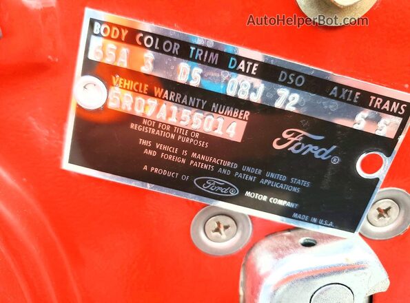 5R07A155014 1965 FORD MUSTANG Red Widok komory silnika