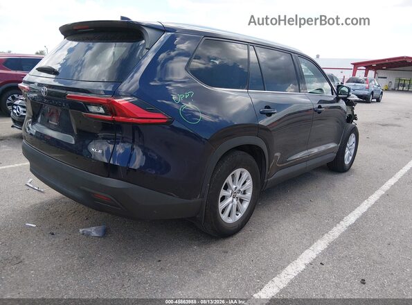 5TDAAAA54RS011062 2024 TOYOTA GRAND HIGHLANDER Синий Задняя правая четверть