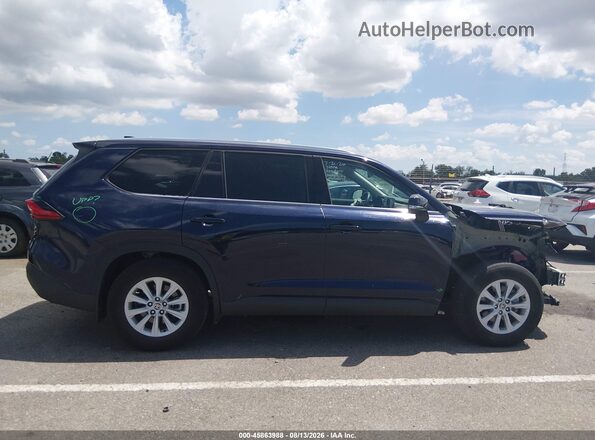 5TDAAAA54RS011062 2024 TOYOTA GRAND HIGHLANDER Синий Панорамный вид салона 360°