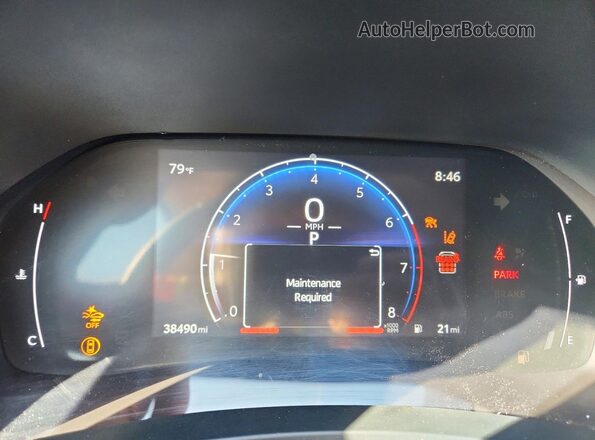 5TDAAAA57RS003554 2024 TOYOTA GRAND Blue Instrument cluster view