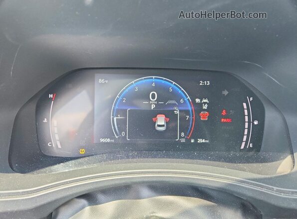 5TDAAAA58SS030140 2025 TOYOTA GRAND Blue Вид щитка приладів