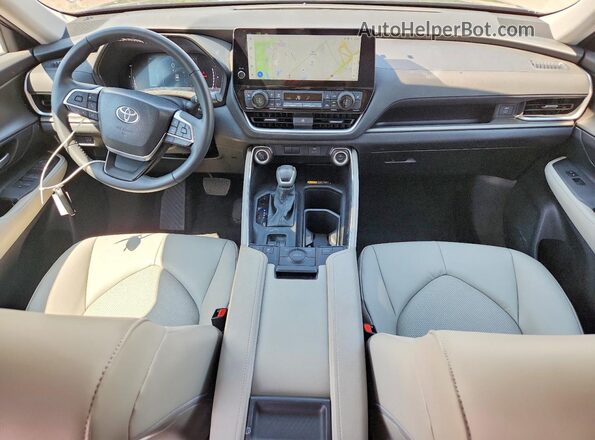 5TDAAAA58SS030140 2025 TOYOTA GRAND Blue Вид панелі приладів
