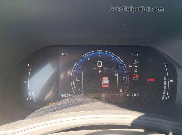 5TDAAAA5XRS018226 2024 TOYOTA GRAND Silver Vista del cuadro de instrumentos