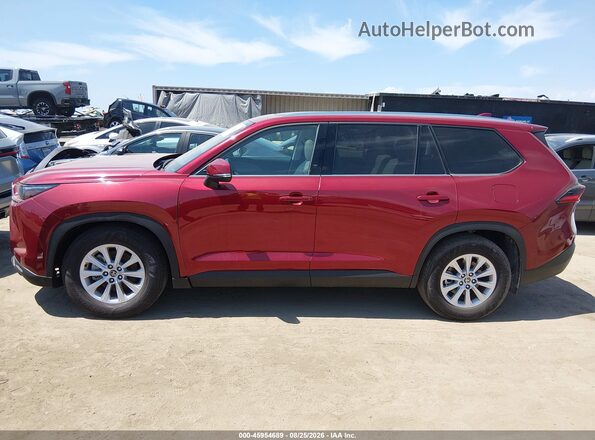5TDAAAA5XSS029085 2025 TOYOTA GRAND HIGHLANDER Red Սալոնի 360 աստիճան տեսք