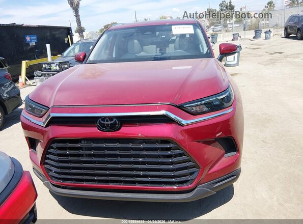 5TDAAAA5XSS029085 2025 TOYOTA GRAND HIGHLANDER Red Սարքավորումների վահանակի տեսք