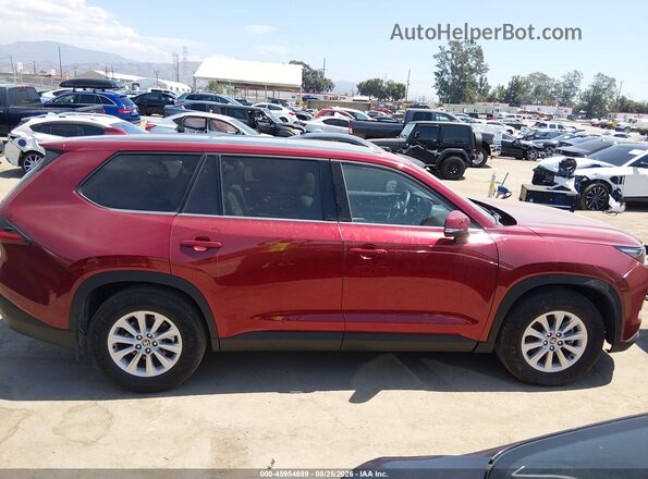 5TDAAAA5XSS029085 2025 TOYOTA GRAND HIGHLANDER Red Սալոնի հետևի տեսք