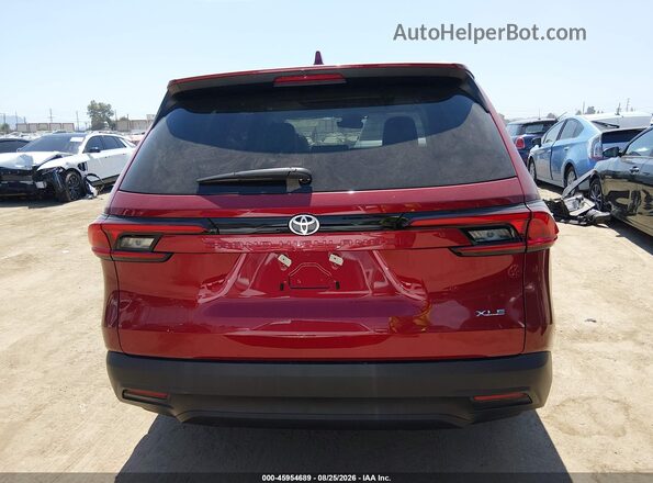 5TDAAAA5XSS029085 2025 TOYOTA GRAND HIGHLANDER Red 