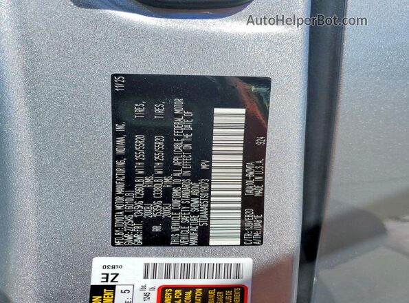 5TDAAAA65TS019073 2026 LEXUS TX Silver სალონის 360-გრადუსიანი ხედი