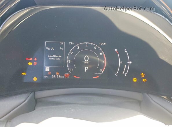 5TDAAAA67RS005118 2024 LEXUS TX Белый Вид щитка приборов