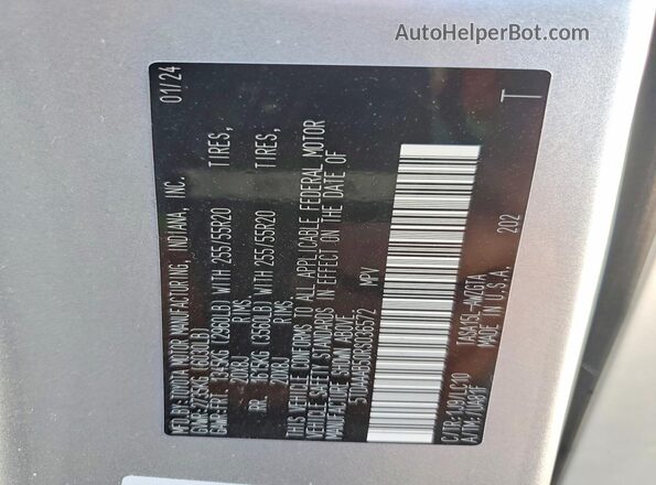 5TDAAAB50RS036572 2024 TOYOTA GRAND Silver Widok wnętrza 360 stopni