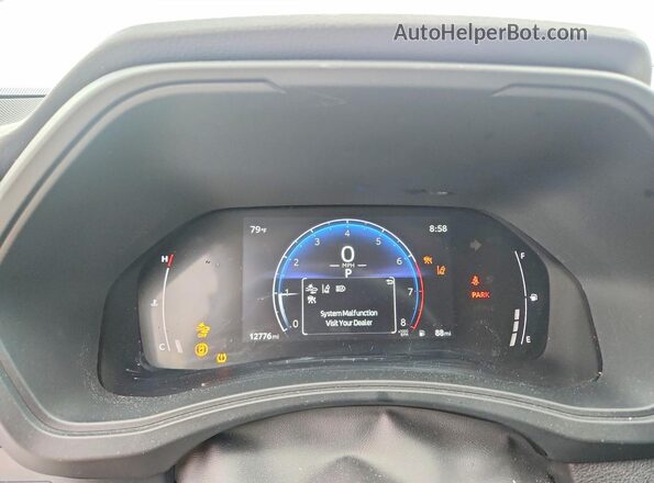 5TDAAAB50SS091318 2025 TOYOTA GRAND White ხელსაწყოთა პანელის ხედი