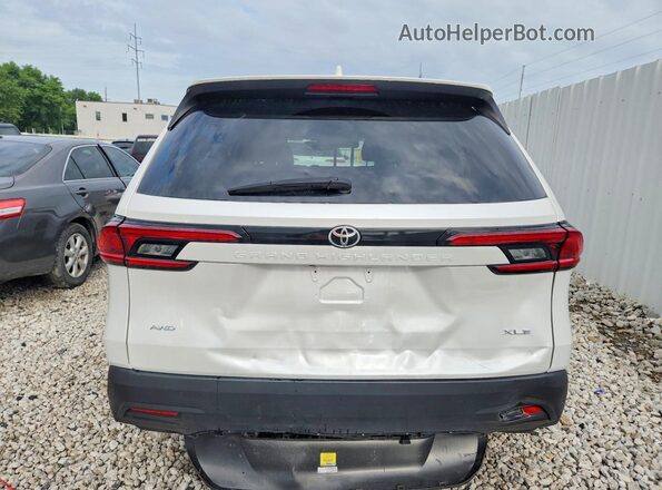 5TDAAAB50SS091318 2025 TOYOTA GRAND White უკანა ხედი