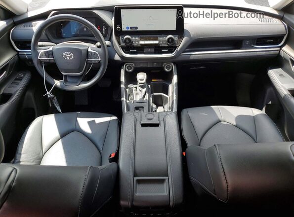 5TDAAAB51SS070655 2025 TOYOTA GRAND Black Առջևի վահանակի տեսք