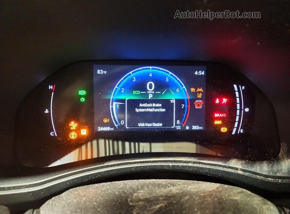 5TDAAAB52SS072415 2025 TOYOTA GRAND Белый Вид щитка приборов