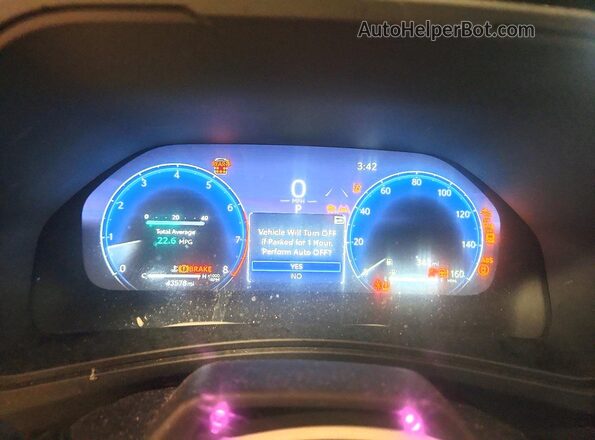 5TDAAAB53RS043774 2024 TOYOTA GRAND Silver Vista del cuadro de instrumentos