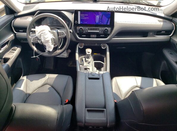5TDAAAB53SS077901 2025 TOYOTA GRAND Blue Widok deski rozdzielczej