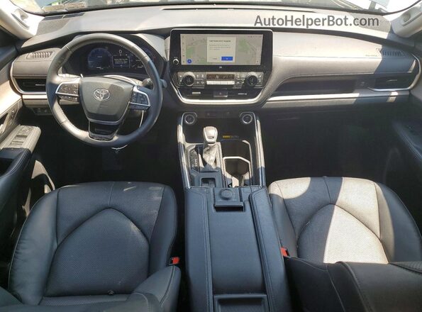5TDAAAB54RS043282 2024 TOYOTA GRAND Blue Вид панелі приладів